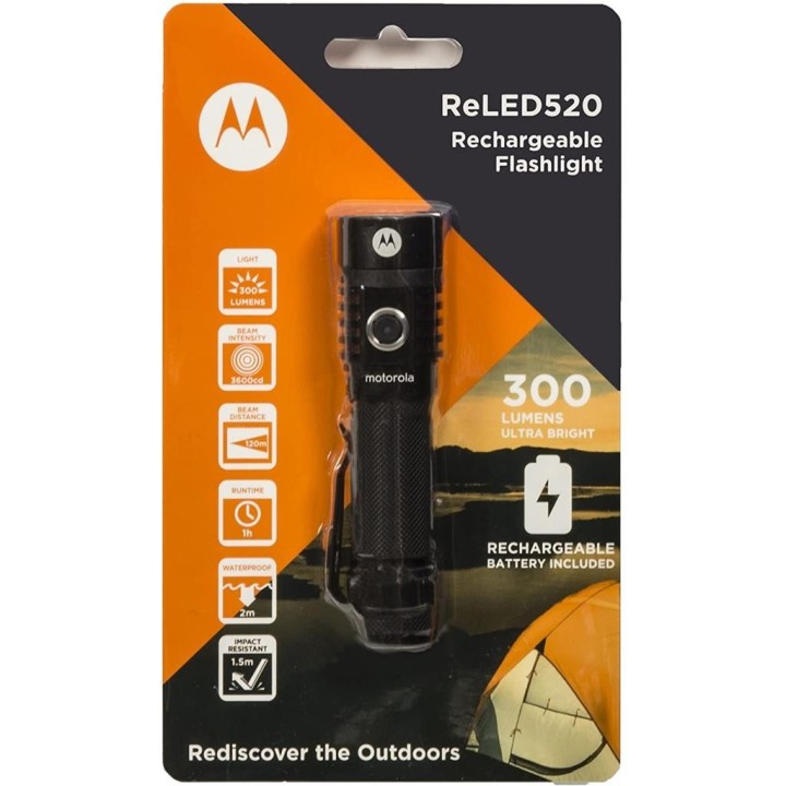 MR520 - LINTERNA RECARGABLE DE 300 LUMENS
