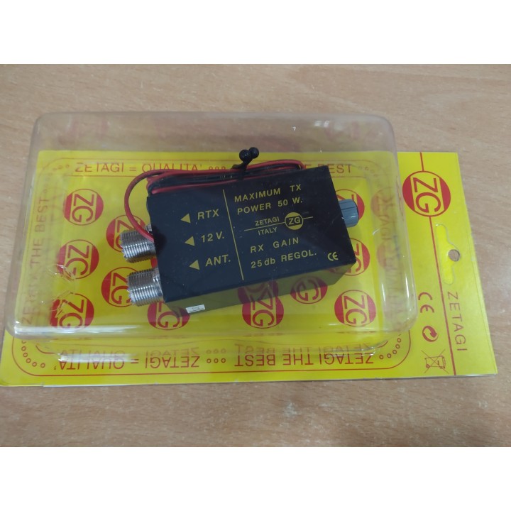 ZETAGI P27M PREVIO ANTENA CB 25dB REGULABLE (Movil)
