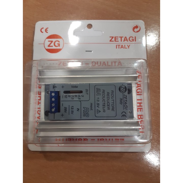 ZETAGI R2 REDUCTOR DE TENSIÓN 24 -12V / 2 Amp Regulable
