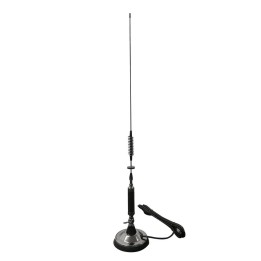 ALL-RIGHT-1 - ANTENA MÓVIL VERTICAL CORTA CB + BASE MAGNÉTICA TIPO PALOMILLA.