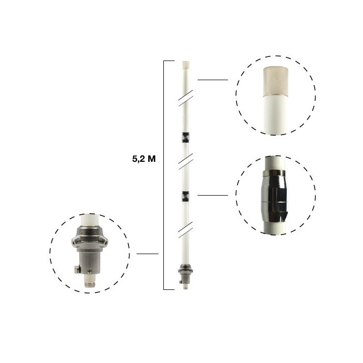 DIAMOND X510MH Antena base doble banda