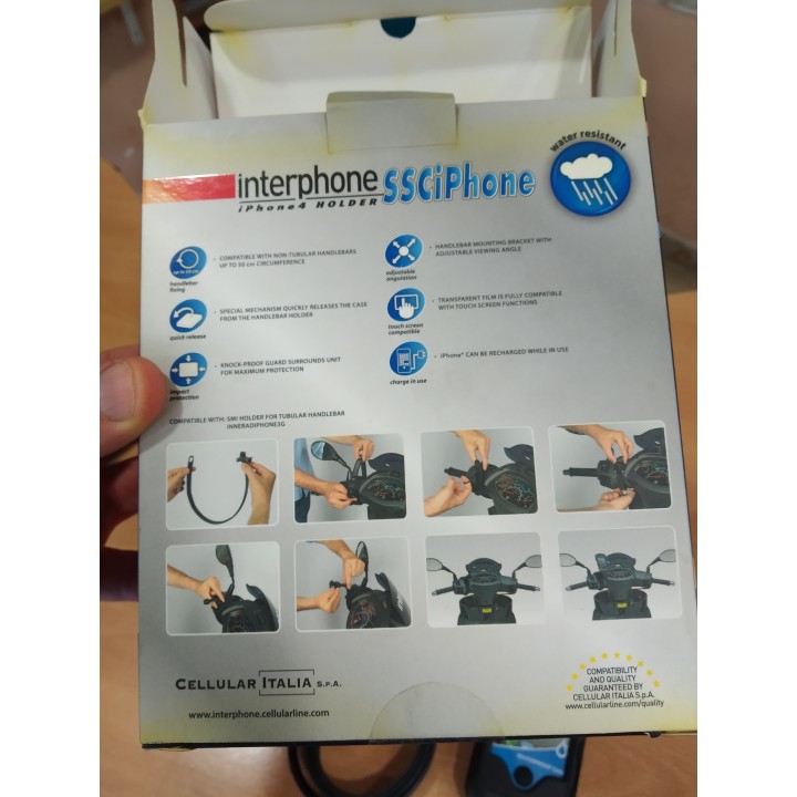 SOPORTE SCOOTER INTERPHONE SSC IPHONE 4