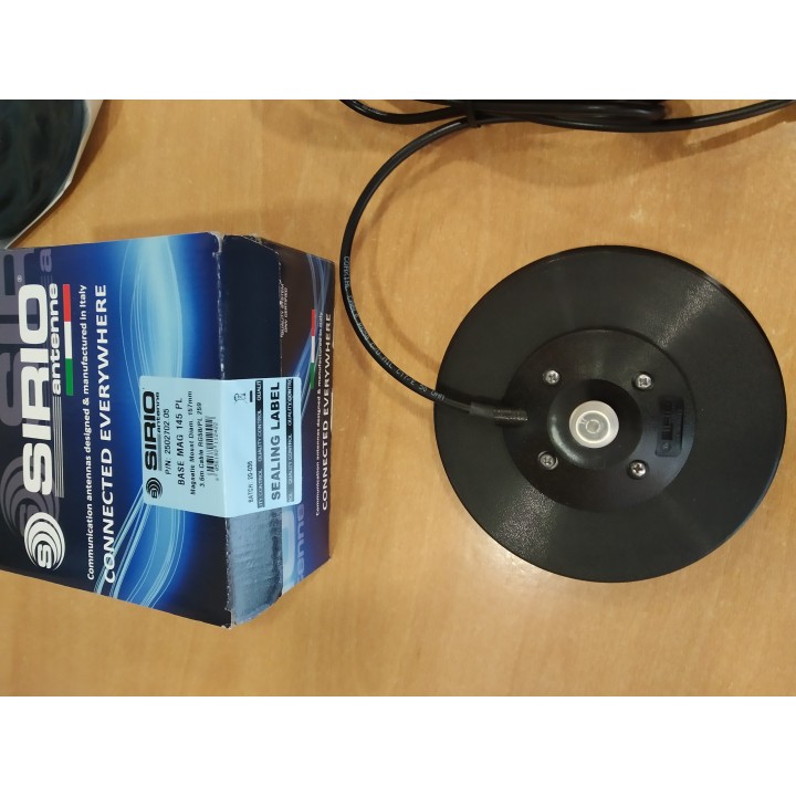 SIRIO MAG145PL BASE MAGNETICA PL Ø 16 cm 0-500MHz
