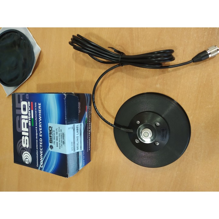 SIRIO MAG145PL BASE MAGNETICA PL Ø 16 cm 0-500MHz