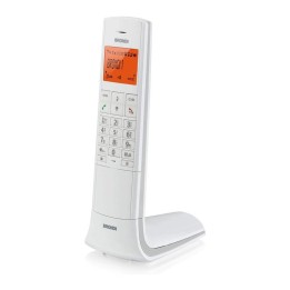 LEMURE WHITE - TELÉFONO INALÁMBRICO DECT CON GRAN DISPLAY RETROILUMINADO