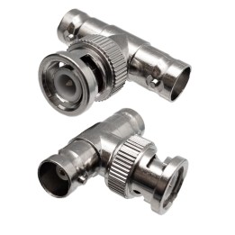 MT-1214 - ADAPTADOR BNC MACHO - 2 X BNC HEMBRAS