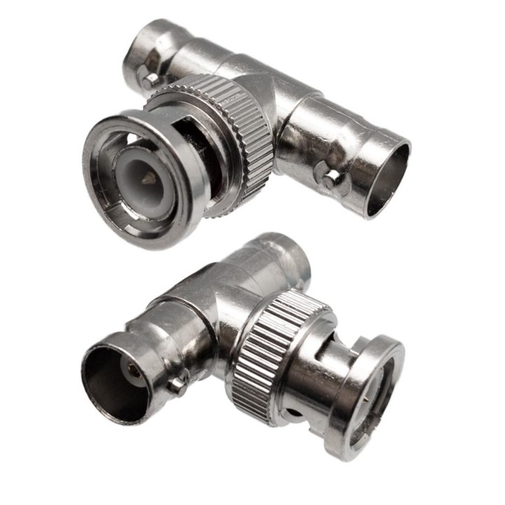 MT-1214 - ADAPTADOR BNC MACHO - 2 X BNC HEMBRAS