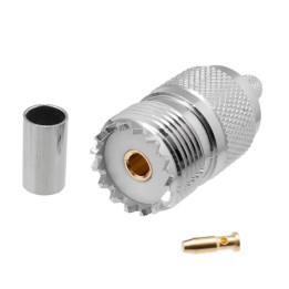 MT-3019 - CONECTOR PL HEMBRA PARA RG-58. CRIMPAR.