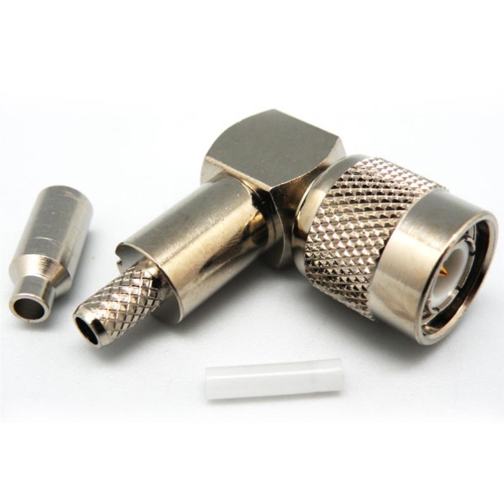 MT-3075 - CONECTOR TNC MACHO PARA RG-174. ACODADO.