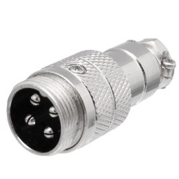 MT-1546 - CONECTOR MICRÓFONO AÉREO 4 PIN.