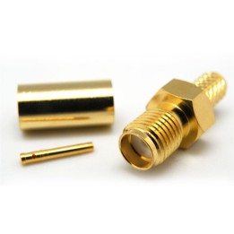 MT-3886 - CONECTOR SMA HEMBRA PARA RG-174. CRIMPAR.