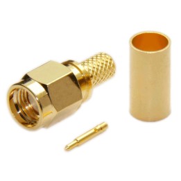 SMA-F-58-CRIMP - CONECTOR SMA HEMBRA PARA RG-58 Y SIMILARES. VERSIÓN CRIMPAR.