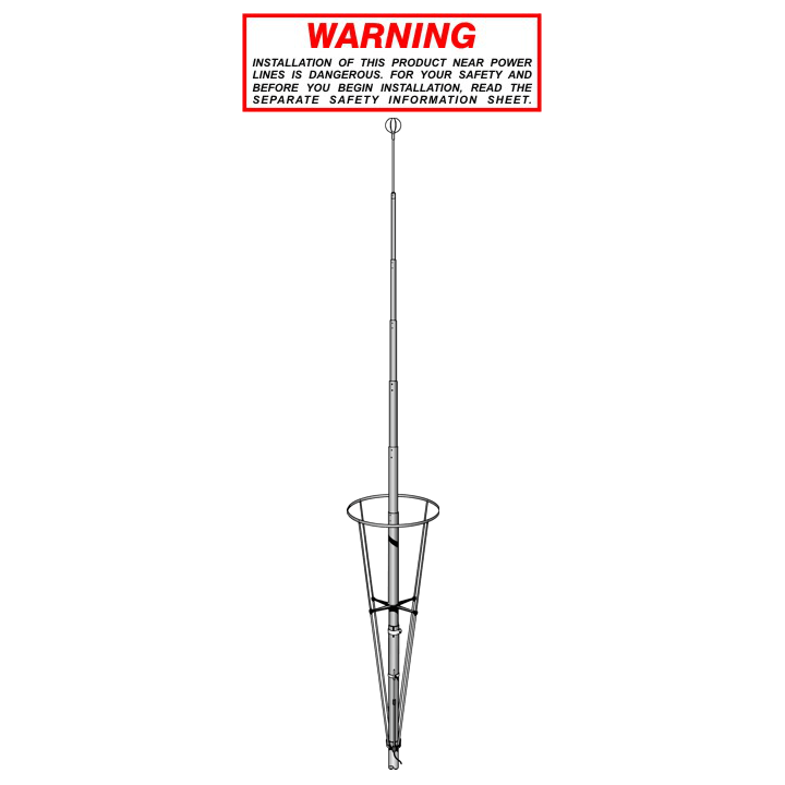 NEW VECTOR 4000 SIRIO VECTOR 4000 ANTENA BASE CB 3/4 VERTICAL - CONO V