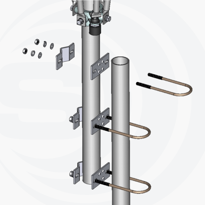 NEW VECTOR 4000 SIRIO VECTOR 4000 ANTENA BASE CB 3/4 VERTICAL - CONO V