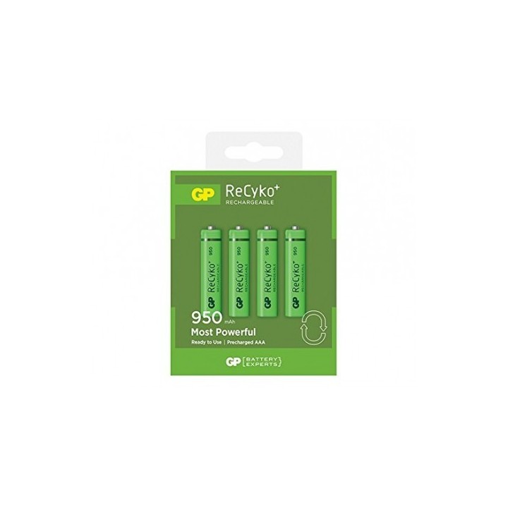 BLISTER DE 4 PILAS RECARGABLES / BATERÍAS NiMh  950 mAh