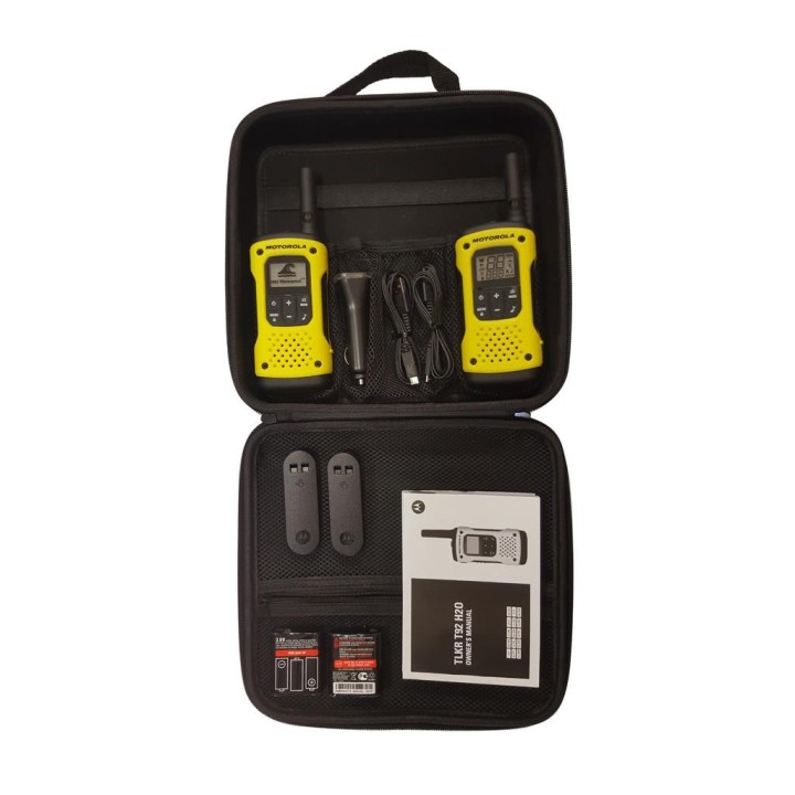 T92 H2O - ESTUCHE CON 2 WALKIES MOTOROLA T92 H2O - PMR446