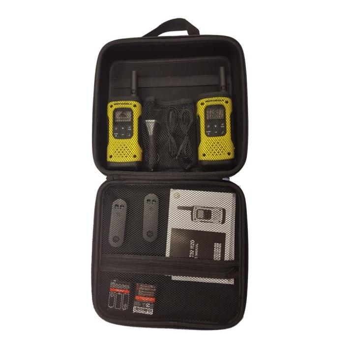 T92 H2O - ESTUCHE CON 2 WALKIES MOTOROLA T92 H2O - PMR446