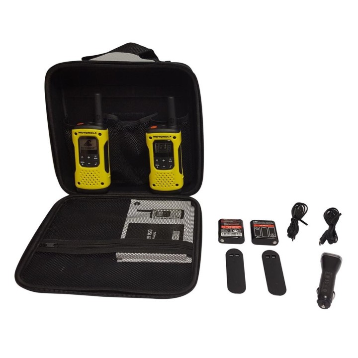 T92 H2O - ESTUCHE CON 2 WALKIES MOTOROLA T92 H2O - PMR446