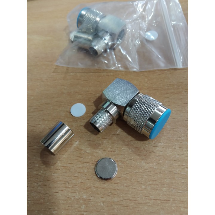 MT-3919 - CONECTOR N MACHO ACODADO CRIMPAR PARA LMR400