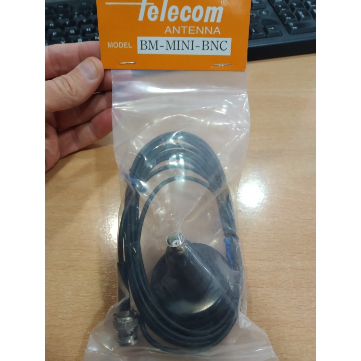 BM-BNC - BASE MAGNÉTICA MINI DIÁMETRO 5 CM. Y CONECTOR BNC