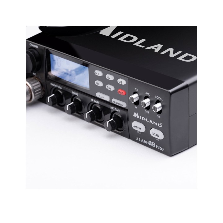 Alan 48 PRO MIDLAND Transceptor emisora CB 27 MHZ 