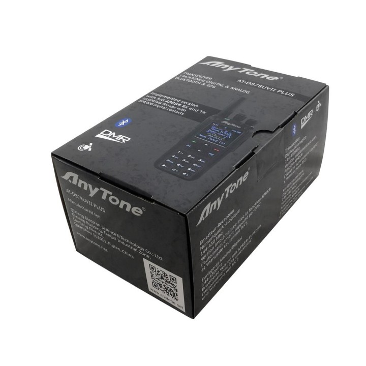 AT-D878UV-II PLUS - TRANSCEPTOR PORTÁTIL DMR PARA RADIOAFICIONADOS 144 / 430 MHZ. CON BLUETOOTH