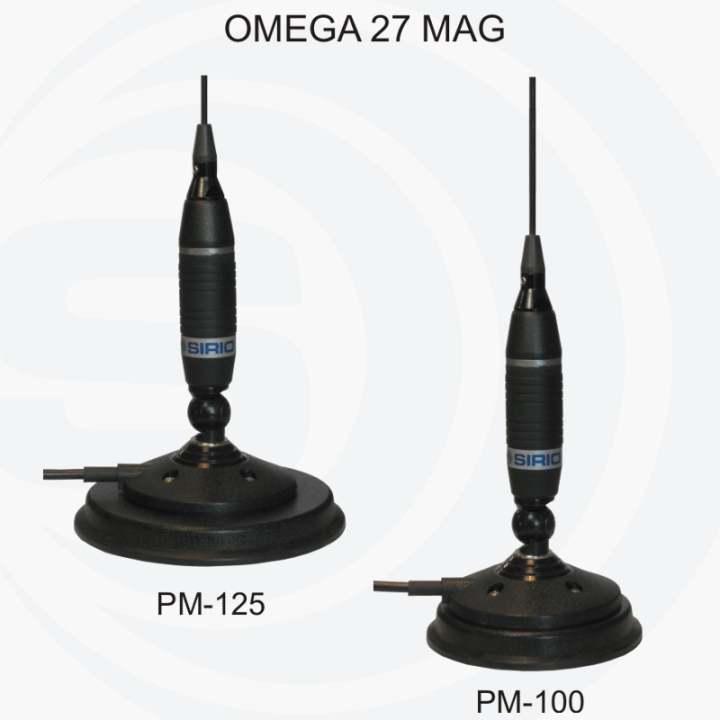 SIRIO OMEGA 27 MAG / PM100 ANTENA MOVIL CB 5/8 RD 15W-130CH B