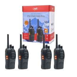 PNI R40-4 Pack de 4 walkies PMR-446
