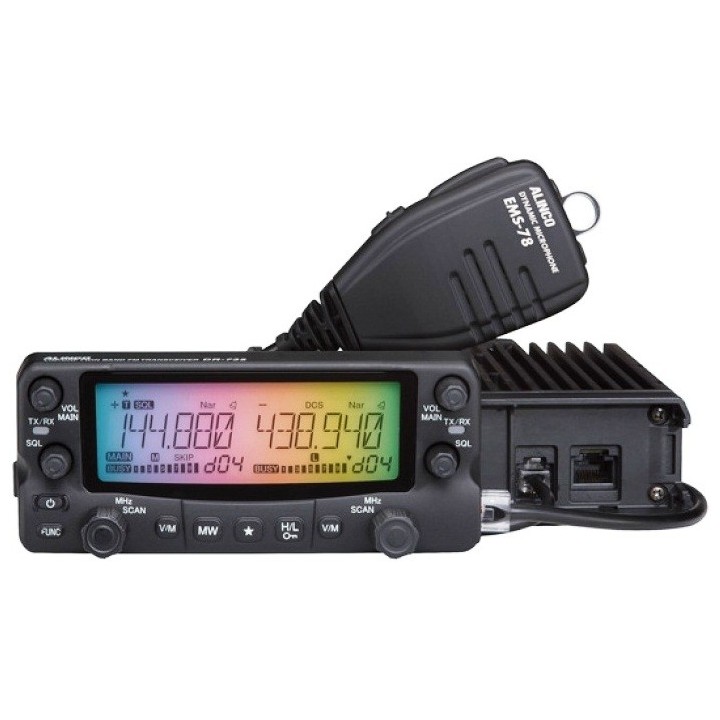 EMISORA ALINCO DR-735E  TRANSCEPTOR MOVIL FM BIBANDA UHF / VHF 50W. FULL-DUPLEX