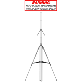 STARDUSTER M-400 ANTENA SIRIO BASE para CB Y 28 MHZ 