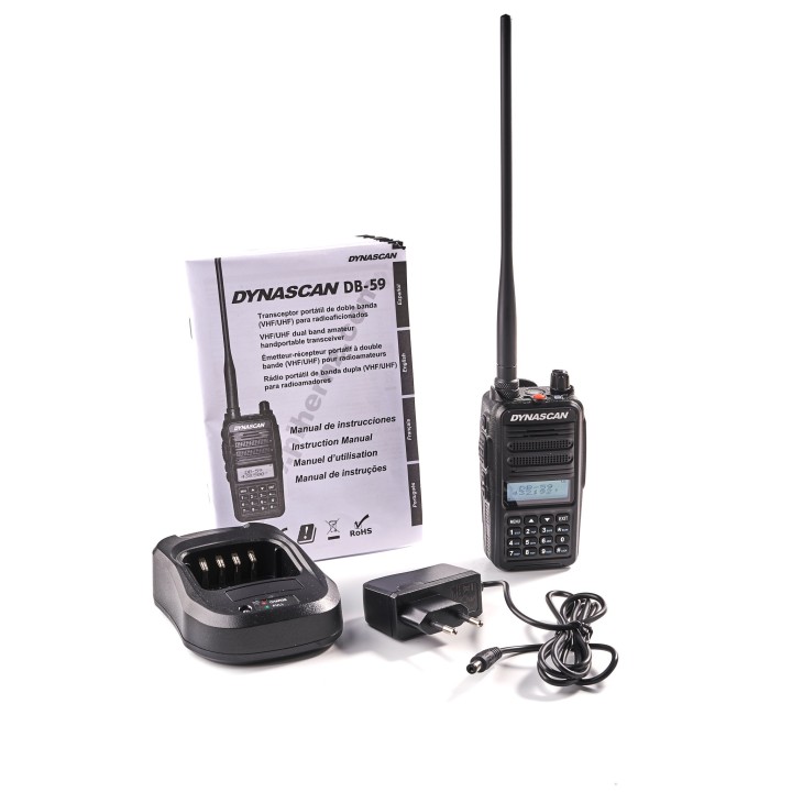 DYNASCAN DB-59 Walkie radioaficionado DOBLE BANDA