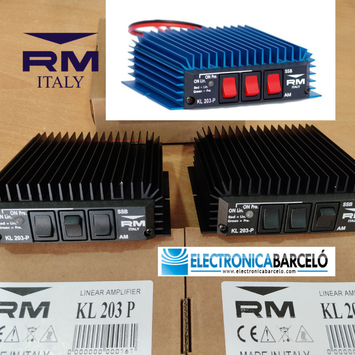 KL-203/P - AMPLIFICADOR LINEAL RM KL-203P PARA HF. 100 W.