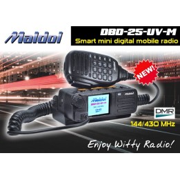 DBD-25-UV-M - MINI TRANSCEPTOR BIBANDA V-UHF ANALÓGICO DIGITAL DMR CON GPS