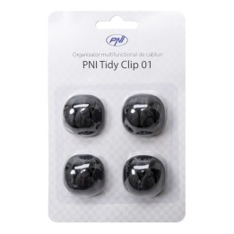 PNI TIDY CLIP 4 clips organizadores de cables