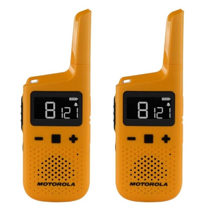 MOTOROLA T72 / T-72 Pareja de walkies PMR-446