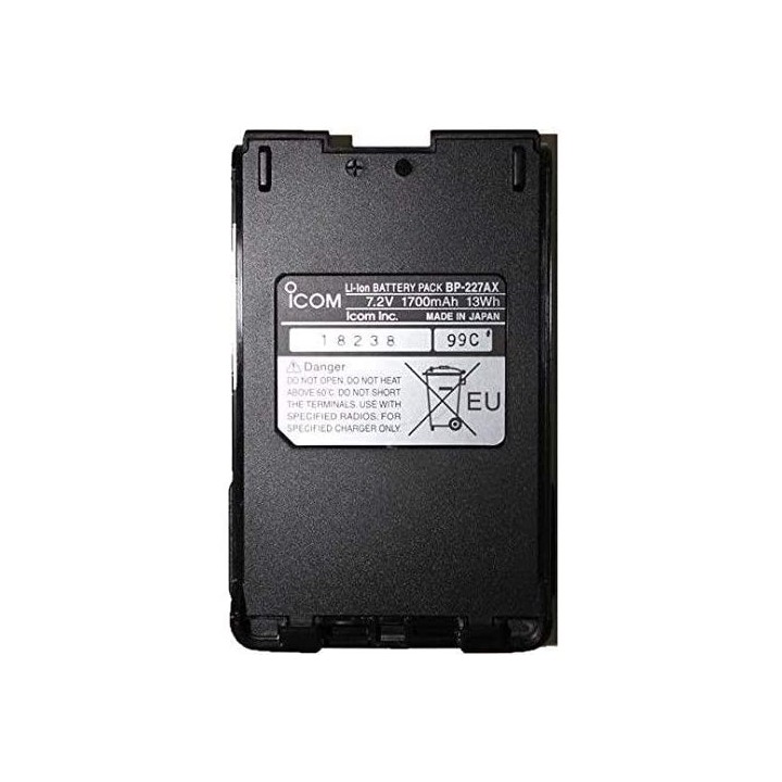 BATERIA ORIGINAL ICOM BP-227AX / BP227AX para IC-F51ATEX / 61ATEX