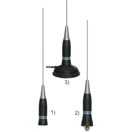 SIRIO AS170NI ANTENA MOVIL CB 7/8 1670mm 200W-180CH PL