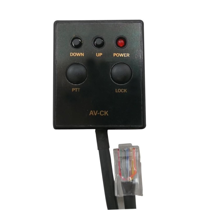 AV-CK1-K - Caja PTT para manos libres serie AV-MF8 para equipos KENWOOD