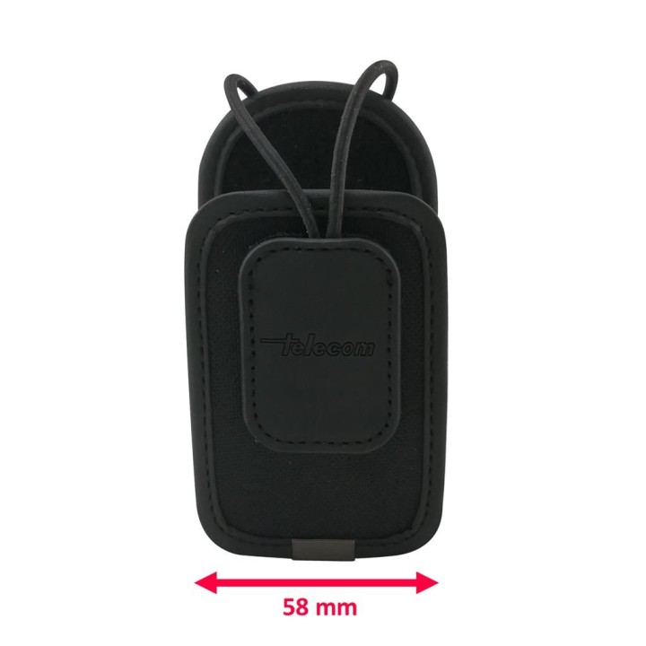 FA-213-MINI - FUNDA UNIVERSAL CON CLIP EN TEJIDO CORDURA Y COLOR NEGRO. TAMAÑO COMPACTO.