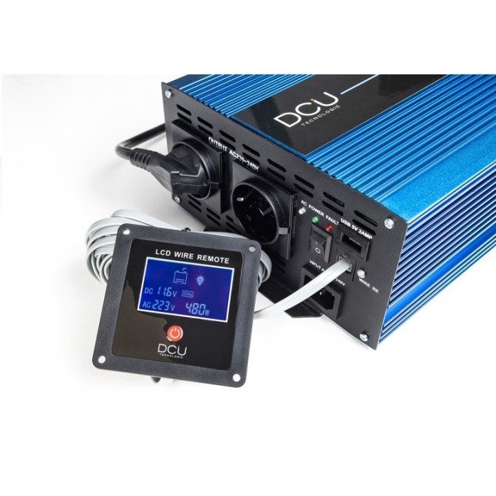Inversor de onda pura DCU 1000W/ 12V