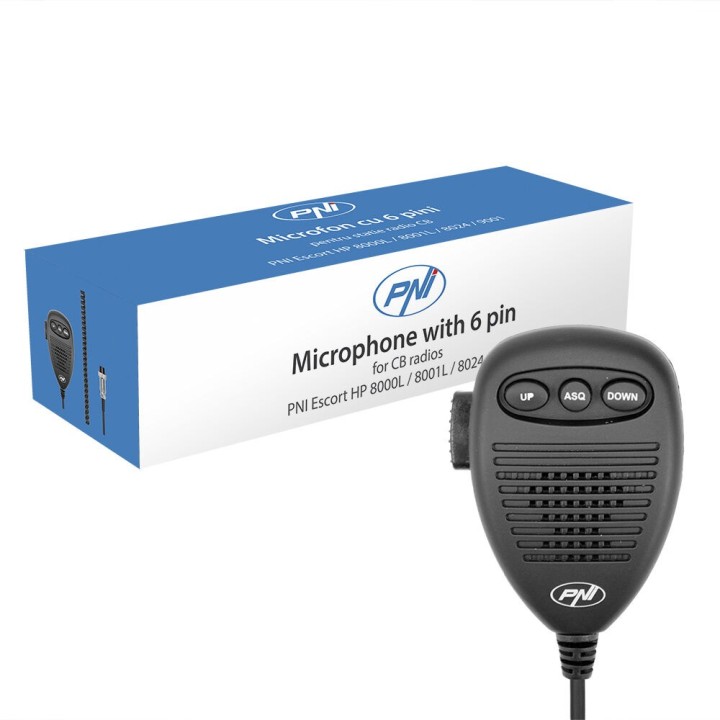 PNI CU 6 PIN Micrófono de mano