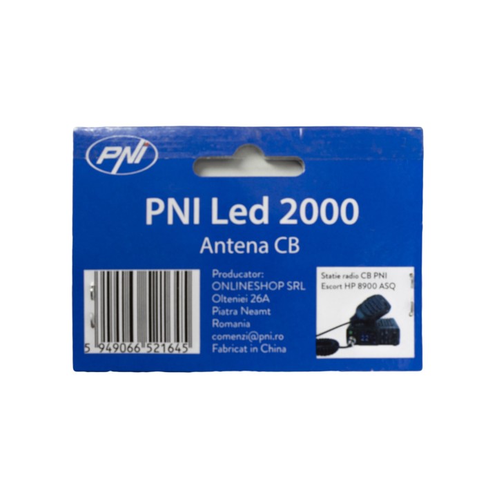 Antena móvil CB PNI LED 2000 (SÓLO ANTENA)
