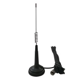 IDEA-33-E - ANTENA MÓVIL CB, CON BASE MAGNÉTICA Y CABLE RG-58.