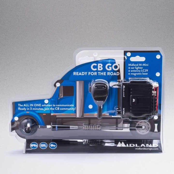 CB GO USB - Midland CB-GO Emisora CB M-Mini + Antena Midland LC29