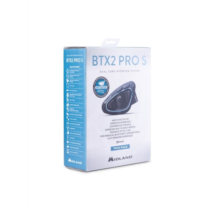MIDLAND BTX2 PRO S LR Twin INTERCOMUNICADOR