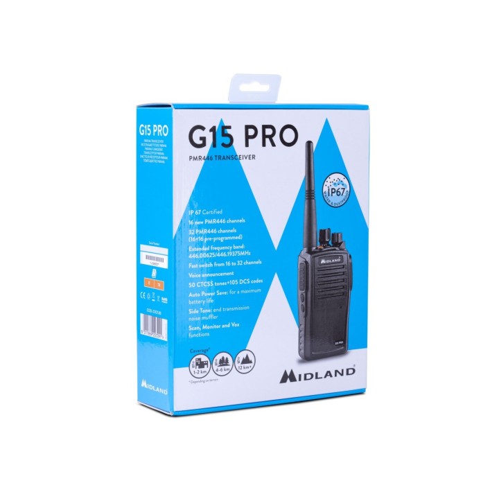 walkie profesional Midland G15 PRO
