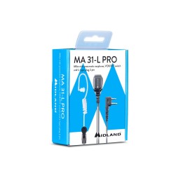 Midland MA31-L PRO Micrófono auricular neumático con VOX/PTT.