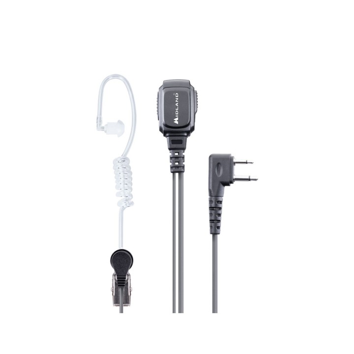 Midland MA31-L PRO Micrófono auricular neumático con VOX/PTT.