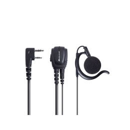 Midland BA21 Micrófono-auricular con PTT, conexión 2 pin Kenwood