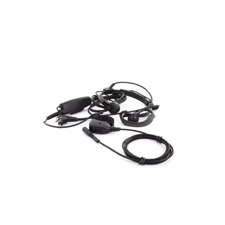 Midland AE38 Laringófono con auricular y VOX/PTT (doble jack)